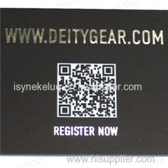 Variable QR Code Card