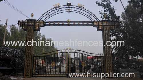 forged iron gate;decorative forged iron gate