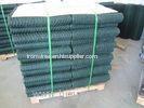 6005 Vinyl Coated Green Wire Netting / 25mm Galvanized Poultry Netting