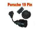 Porsche 19 Pin to 16 Pin Female OBD2 Car Diagnostic Adapter Cables