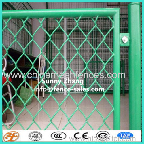 diamond security portable galvanized interlinking mesh fence panel