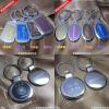 Fashion balnk bulk cheap custom logo projector alloy keychain