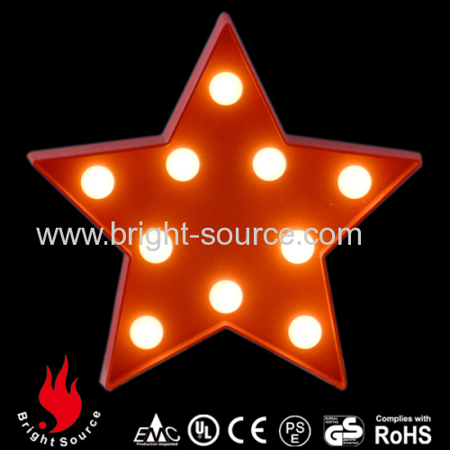New star shape led decorative lights