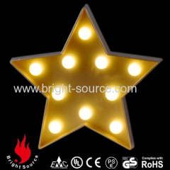 battery operated lights with star shape