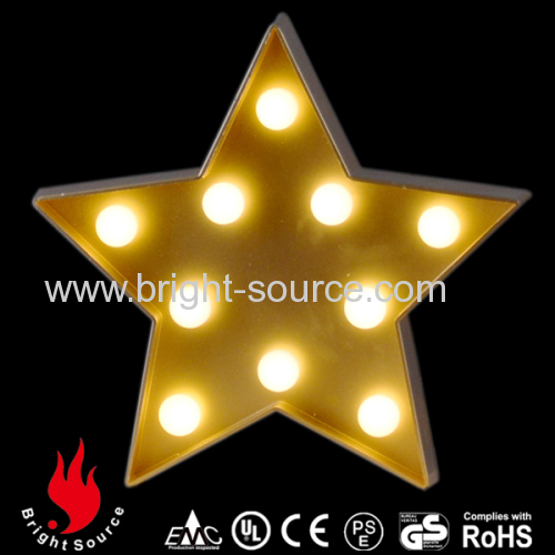 battery operated lights with star shape
