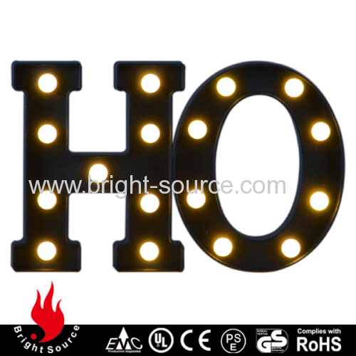 Letter led lights with different letters