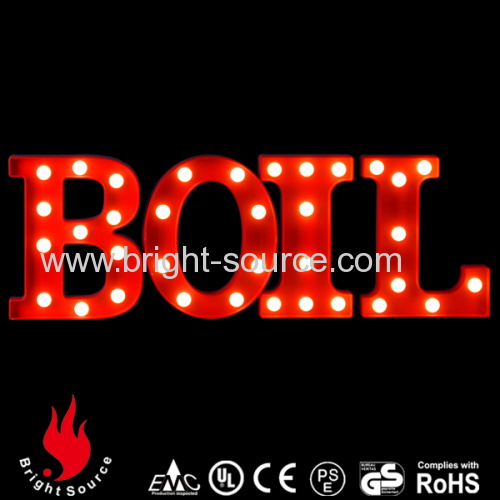 letter decorative led lights in perfect design