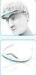 White and Blue electrical impulses headache headband for Stress