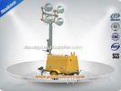 LED 9m Portable Trailer Mobile Light Tower Diesel Generator with Hand Push