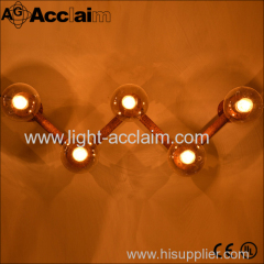 2016 new hot models W letters creative industries wall lights Beanstalk wall sconce