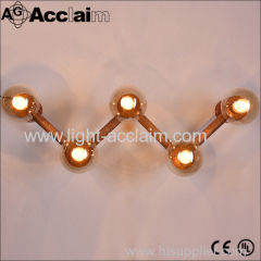 2016 new hot models W letters creative industries wall lights Beanstalk wall sconce