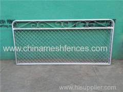 1-3/4'' round high-tensile strength tubing 50'' tall 2 x 4 Wire-Filled Gate