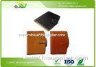 Exquisite Daily Work Leather Loose Leaf Notebook With Inner Wood Paper Protect Eyesight