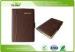 Ring Binder Brown PU Leather A4 Custom Embossed Notebook for Company Brand Advertising