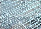 Cattle 12 Gauge Barbed Wire Fence Hot - Dipped Galvanized With Single Strand