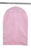 Pink Space Saving Folding Clothing Suit Cover Bag 210D Polyester