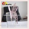 Butterfly wine glass place card holders for wedding party / Birthday