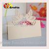 Laser cut Wedding Table Place Cards love couple doves design 9x9 cm