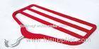 Professional Durable Velvet Trouser Hangers Red For Home / Laundry