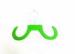 Green Beard Shape Closet Shoe Hanger Velvet Flocked Hangers 235*155*5.5mm