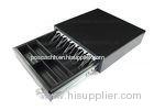 Retail Metal Cash Drawer Lockable 410D Double Row Tray For POS Machine / ECR