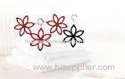 Lightweight Decorative Red Star Flower Scarf Hanger For Turban / Burka