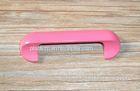 Pink Furniture Drawer Handles inject Surface finish Fixed by wooden screw