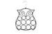 Owl Shaped Velvet Space Saving Hangers Flock Hangers 260*375*20mm