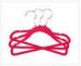 Stylish Colored Space Saving Clothes Kids Velvet Hangers For Wardrobe