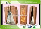 Matt Lamination Wood Grain Paper Decorative Cardboard Boxes for Wine Packaging