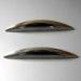 Wing Shape Silver Color Plastic Cabinet Handles for Cupboard Door Pulls