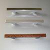 Durable Plastic Handles used for Cabinet Furniture Fitting Silver Color
