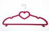 Pretty Padded Clothes / Motorcycle Jacket Velvet Flocked Hangers Heart Shaped