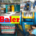 Used clothes press baler