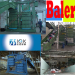 Used clothes press baler