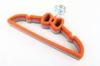 Lightweight Decorative Bowknot Kids Velvet Hangers Orange / Green