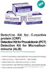Detection kit for microalbunminuria ALB c-preactive protein CRP calcitonin PCT