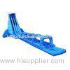 Blue High Giant Commercial Inflatable Slides For Adults / Children