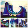 Residential Huge Inflatable Water Slides For Kids Custom Logo