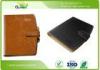 Embossing Surface Finishing Loose Leaf Notebook With Pen And Business Card Pockets
