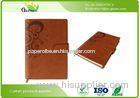 Eco Friendly A4 A5 Size Recycled Custom Embossed Notebook For School / Office Using