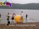 Seaside Inflatable Water Games Floating Buoy Cylinder Shape With Silk Printing