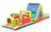 Giant Inflatable Obstacle Course / Water Inflatable Slip And Slide