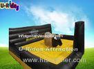 5m Black Square Mat Mechanical Rodeo Bull Automatic AC 220V For Rental