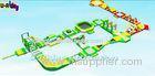 Yellow Giant Commercial Inflatable Floating Water Park Funny With Big Slide