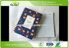 Plastic Paper Double Spiral Bound Notebook With Elastic Band Spiral Ring
