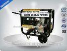 Air Cooled Silent Portable Generator Set 5.5 -6.3 Kva Open Type With Manual Starter
