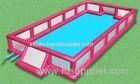 Colourful Amusement Inflatable Football Pitch Environmental Friendly