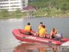 PVC Hull 8m Inflatable Rescue Boat With Rigid Aluminum Floor