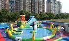 Oxford Cloth Playland Big Inflatable Swimming Pool With Slide